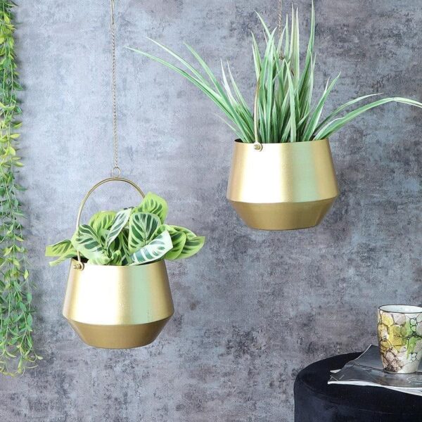 Tesho Hanging Planter - Set Of Two Tesho Hanging Planter - Set Of Two