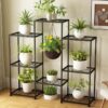 Timber Tier Metal Planter Stand