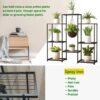 Timber Tier Metal Planter Stand