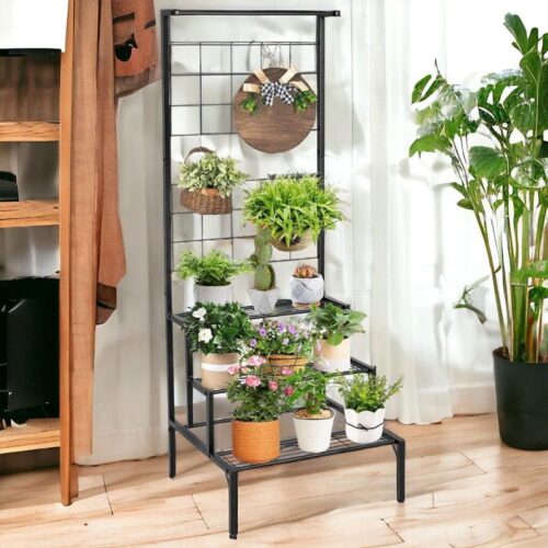 Vetro Planter Stand - Black Vetro Planter Stand - Black