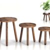 3-Pack Wood Plant Stands Indoor, Single Plant Stand for 6-12 Inch Pots, Mid-Century Modern Plant Stool, Tall Plant Stand for Large Plants Perfect... 3-Pack Wood Plant Stands Indoor, Single Plant Stand for 6-12 Inch Pots, Mid-Century Modern Plant Stool, Tall Plant Stand for Large Plants Perfect...