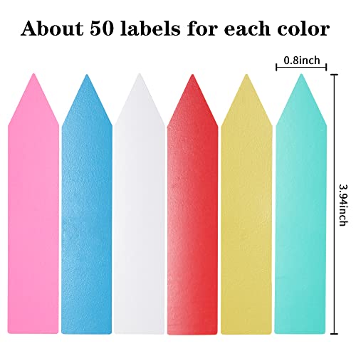300 Pcs Plastic Plant Nursery Garden Labels 6 Colors 4 Inch Pot Marker Garden Stake Tags Waterproof Plant Markers 300 Pcs Plastic Plant Nursery Garden Labels 6 Colors 4 Inch Pot Marker Garden Stake Tags Waterproof Plant Markers