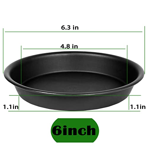 6 Pack 6 inch Plant Saucer Tray, 4 6 8 10 12 15 17 19 inch Plant Saucers, Heavy Duty Plastic Plant Saucers for Indoors, Bird Bath Bowls, Flower... 6 Pack 6 inch Plant Saucer Tray, 4 6 8 10 12 15 17 19 inch Plant Saucers, Heavy Duty Plastic Plant Saucers for Indoors, Bird Bath Bowls, Flower...