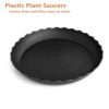 6 Pack Plant Saucer, 6 inch Plant Trays for Pots, Heavy Duty Plant Saucers for Indoors no Holes, Plastic Plant Saucer for Planter (6", Black) 6 Pack Plant Saucer, 6 inch Plant Trays for Pots, Heavy Duty Plant Saucers for Indoors no Holes, Plastic Plant Saucer for Planter (6", Black)