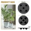 8Pcs Plant Stand Indoor Outdoor, Plant Level Pot Elevator- 2 Size Plant Riser Holder Plastic Floor Protector Plant Trivet, Heavy Planter Holder for...