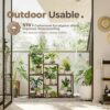 Bamworld Plant Stand Indoor Plant Shelf Outdoor Wood Plant Rack for Multiple Plants 3 Tiers Ladder Plant Holder for Living Room Patio Boho Home... Bamworld Plant Stand Indoor Plant Shelf Outdoor Wood Plant Rack for Multiple Plants 3 Tiers Ladder Plant Holder for Living Room Patio Boho Home...