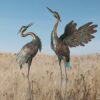 Crane Statues for Garden Decor, Metal Crane Yard Art Statues, Standing Heron Garden Sculptures & Statues for Outdoor Decorations, 38-42 Inch Set of... Crane Statues for Garden Decor, Metal Crane Yard Art Statues, Standing Heron Garden Sculptures & Statues for Outdoor Decorations, 38-42 Inch Set of...