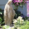 Emsco Group Virgin Mary Statue - Natural Sandstone Appearance - Made of Resin - Lightweight - 34" Height