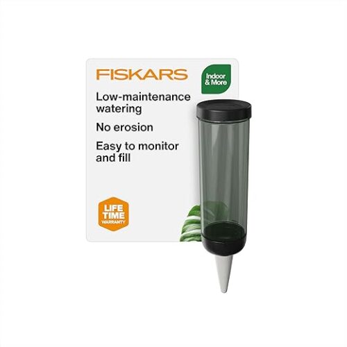 Fiskars Watering Spike for Indoor Plants, Self-Watering Device to Water Plants While Away, Continuous Hydration for Care on Vacation & Travel,...