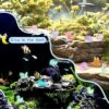 FIVEIZERO 100PCS Luminous mini Resin Animals Bulk - 20 Styles Glow in The Dark Plastic Tiny Animals Figures for Dollhouse, Fairy Garden, Aquarium,...