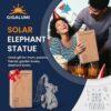 GIGALUMI Solar Garden Decor Watering Elephant Statues Outdoor, Birthday Gifts for Women Mom Grandma Senior Elder, Elephant Ornament for Balcony,... GIGALUMI Solar Garden Decor Watering Elephant Statues Outdoor, Birthday Gifts for Women Mom Grandma Senior Elder, Elephant Ornament for Balcony,...