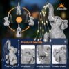 GIGALUMI Solar Garden Decor Watering Elephant Statues Outdoor, Birthday Gifts for Women Mom Grandma Senior Elder, Elephant Ornament for Balcony,... GIGALUMI Solar Garden Decor Watering Elephant Statues Outdoor, Birthday Gifts for Women Mom Grandma Senior Elder, Elephant Ornament for Balcony,...