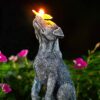 Goodeco Dog Statue with Solar Butterfly - Ideal Gifts for Mom, Dad or Birthdays, Beautifully Crafted Outdoor Decorations to Wow Your Guests Goodeco Dog Statue with Solar Butterfly - Ideal Gifts for Mom, Dad or Birthdays, Beautifully Crafted Outdoor Decorations to Wow Your Guests