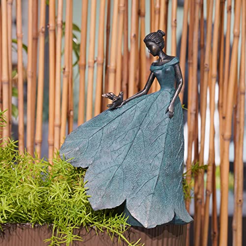 Guichifun Fairy Statue Collection Home Decoration - Leaf Angel Girls Resin Home Garden Decor for Outside or Inside Rustic Fairy Garden Outdoor Yard... Guichifun Fairy Statue Collection Home Decoration - Leaf Angel Girls Resin Home Garden Decor for Outside or Inside Rustic Fairy Garden Outdoor Yard...