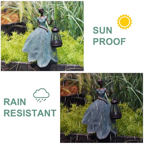 Guichifun Fairy Statues Solar Outdoor Lights - Resin Garden Figurines Decorations for Patio Yard Lawn Decor Housewarming Gardening Gifts for Women... Guichifun Fairy Statues Solar Outdoor Lights - Resin Garden Figurines Decorations for Patio Yard Lawn Decor Housewarming Gardening Gifts for Women...
