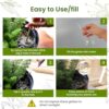 Iridescent Self Watering Globes, Glass Rainbow Plant Watering Globes, Self Watering Planter Insert, Automatic Plant Waterer Indoor (Medium-2 Pcs... Iridescent Self Watering Globes, Glass Rainbow Plant Watering Globes, Self Watering Planter Insert, Automatic Plant Waterer Indoor (Medium-2 Pcs...