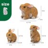 LEGIFO Bunny Decor Yard Decorations Outdoor Set of 3, Bunny Decorations for Home Garden Outdoor Statues, Easter Rabbit Figurines mom Gifts LEGIFO Bunny Decor Yard Decorations Outdoor Set of 3, Bunny Decorations for Home Garden Outdoor Statues, Easter Rabbit Figurines mom Gifts