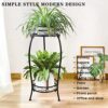 MOCORY Plant Stand Indoor Outdoor 2 Tier 25" Tall Metal Potted Holder Flower Pot Stand Heavy Duty Plant Shelf Rustproof Iron Multiple Plant Round... MOCORY Plant Stand Indoor Outdoor 2 Tier 25" Tall Metal Potted Holder Flower Pot Stand Heavy Duty Plant Shelf Rustproof Iron Multiple Plant Round...