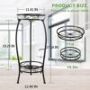 MOCORY Plant Stand Indoor Outdoor 2 Tier 25" Tall Metal Potted Holder Flower Pot Stand Heavy Duty Plant Shelf Rustproof Iron Multiple Plant Round... MOCORY Plant Stand Indoor Outdoor 2 Tier 25" Tall Metal Potted Holder Flower Pot Stand Heavy Duty Plant Shelf Rustproof Iron Multiple Plant Round...