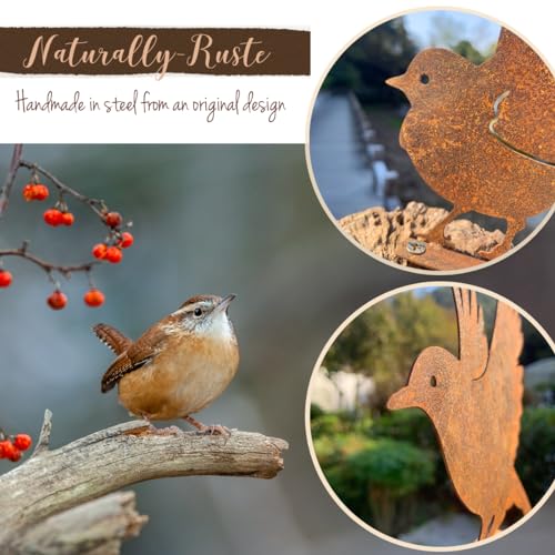 OULYDEKO 5PCS Rusty Birds Decoration,Outdoor Bird Wall Decor,Metal Birds Yard Decor, Metal Birds Craft Statue Ornaments - Garden Sculptures and... OULYDEKO 5PCS Rusty Birds Decoration,Outdoor Bird Wall Decor,Metal Birds Yard Decor, Metal Birds Craft Statue Ornaments - Garden Sculptures and...