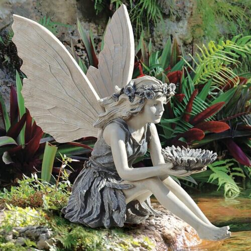 Outdoor Garden Fairy Statue Ornaments, Angel Sculpture Realistic Figurine Decor, Antique Resin Craft Home Table Decorations Lawn Yard Art Porch... Outdoor Garden Fairy Statue Ornaments, Angel Sculpture Realistic Figurine Decor, Antique Resin Craft Home Table Decorations Lawn Yard Art Porch...