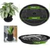 Plastic Plant Saucer Stand,4-Pack 14 inch, Elevated Plant Saucer Self-Watering Fabric Pot Base, Use Nonwoven Grow Bags, Plant Saucers Flower Pot... Plastic Plant Saucer Stand,4-Pack 14 inch, Elevated Plant Saucer Self-Watering Fabric Pot Base, Use Nonwoven Grow Bags, Plant Saucers Flower Pot...