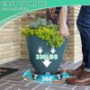 sanyi Plant Caddy with Wheels Heavy Duty, 15-21" Adjustable Plant Stand with Wheels, Large Plant Dolly Cart for Vertical Garden Tower, Vertical...