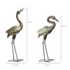 Shorayn Garden Crane Statues, Blue Heron Sculptures for Outdoor, Cranes Decor Metal Bird, Patina Garden Art Lawn Ornaments for Yard Patio Porch... Shorayn Garden Crane Statues, Blue Heron Sculptures for Outdoor, Cranes Decor Metal Bird, Patina Garden Art Lawn Ornaments for Yard Patio Porch...