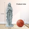 VChymm Virgin Mary Praying Statue 31.49 Inch Tall Outdoor Garden Religious Garden Outdoor Yard Patio Deck Home Entryway Hallway Sculpture Magnesium... VChymm Virgin Mary Praying Statue 31.49 Inch Tall Outdoor Garden Religious Garden Outdoor Yard Patio Deck Home Entryway Hallway Sculpture Magnesium...