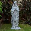 VChymm Virgin Mary Praying Statue 31.49 Inch Tall Outdoor Garden Religious Garden Outdoor Yard Patio Deck Home Entryway Hallway Sculpture Magnesium... VChymm Virgin Mary Praying Statue 31.49 Inch Tall Outdoor Garden Religious Garden Outdoor Yard Patio Deck Home Entryway Hallway Sculpture Magnesium...