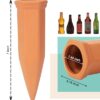 vensovo 10pcs Terracotta Watering Spikes - Automatic Self Watering Stakes, Plant Watering Devices for Wine Bottles Recycled Bottles, Clay Plant... vensovo 10pcs Terracotta Watering Spikes - Automatic Self Watering Stakes, Plant Watering Devices for Wine Bottles Recycled Bottles, Clay Plant...