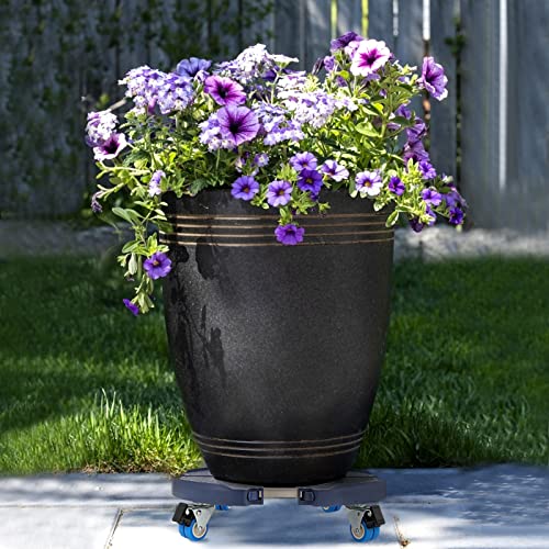 W B D WEIBIDA Plant Caddy with Wheels Heavy Duty 440lbs Capacity, Adjustable 15-21 Inch Rolling Plant Stand Indoor Outdoor, Large Plant Cart Dolly... W B D WEIBIDA Plant Caddy with Wheels Heavy Duty 440lbs Capacity, Adjustable 15-21 Inch Rolling Plant Stand Indoor Outdoor, Large Plant Cart Dolly...