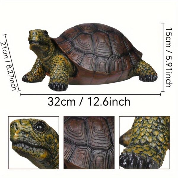 Weather-Resistant Resin Turtle Statue Decoration, Exquisite Handicraft, Artistic Simulation Animal Sculpture, Suitable for Outdoor Gardens,... Weather-Resistant Resin Turtle Statue Decoration, Exquisite Handicraft, Artistic Simulation Animal Sculpture, Suitable for Outdoor Gardens,...