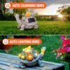 YDKOJGW Solar Garden Outdoor Statues with Succulent and 7 LED Lights - Lawn Decor Tortoise Statue for Patio, Balcony, Yard Ornament - Unique... YDKOJGW Solar Garden Outdoor Statues with Succulent and 7 LED Lights - Lawn Decor Tortoise Statue for Patio, Balcony, Yard Ornament - Unique...